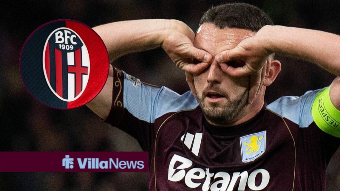 Aston Villa star John McGinn doing his trademark celebration