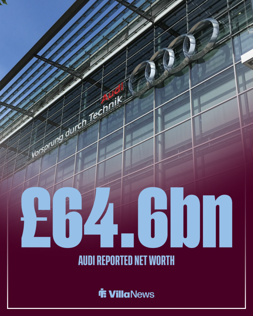 Aston Villa Audi net worth