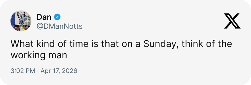 Tottenham Aston Villa twitter