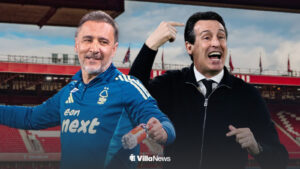 Vitor Pereira and Unai Emery stood in front of the City Ground.