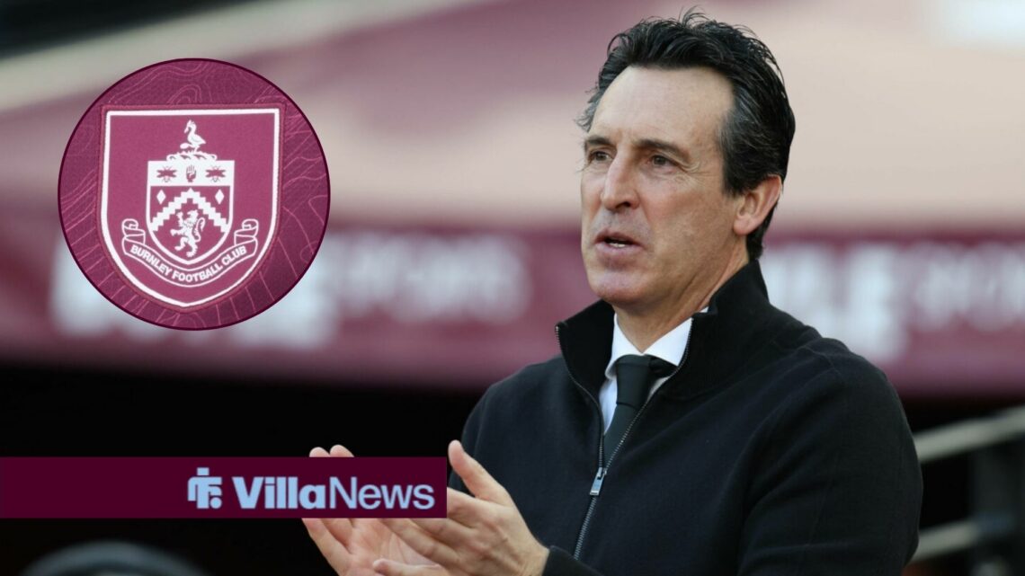 Unai Emery clapping while managing Aston Villa