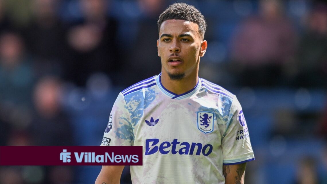 Morgan Rogers of Aston Villa during the Premier League match at Turf Moor