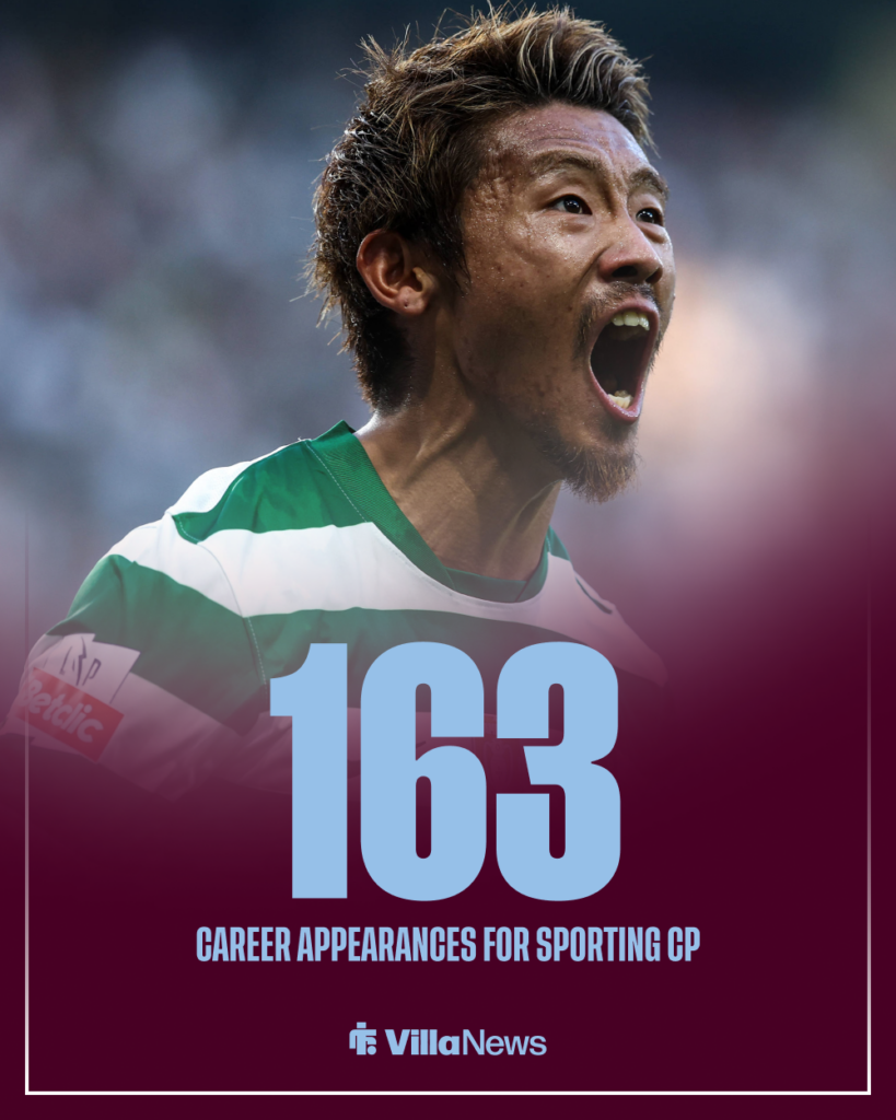 Aston Villa Hidemasa Morita Sporting CP stats