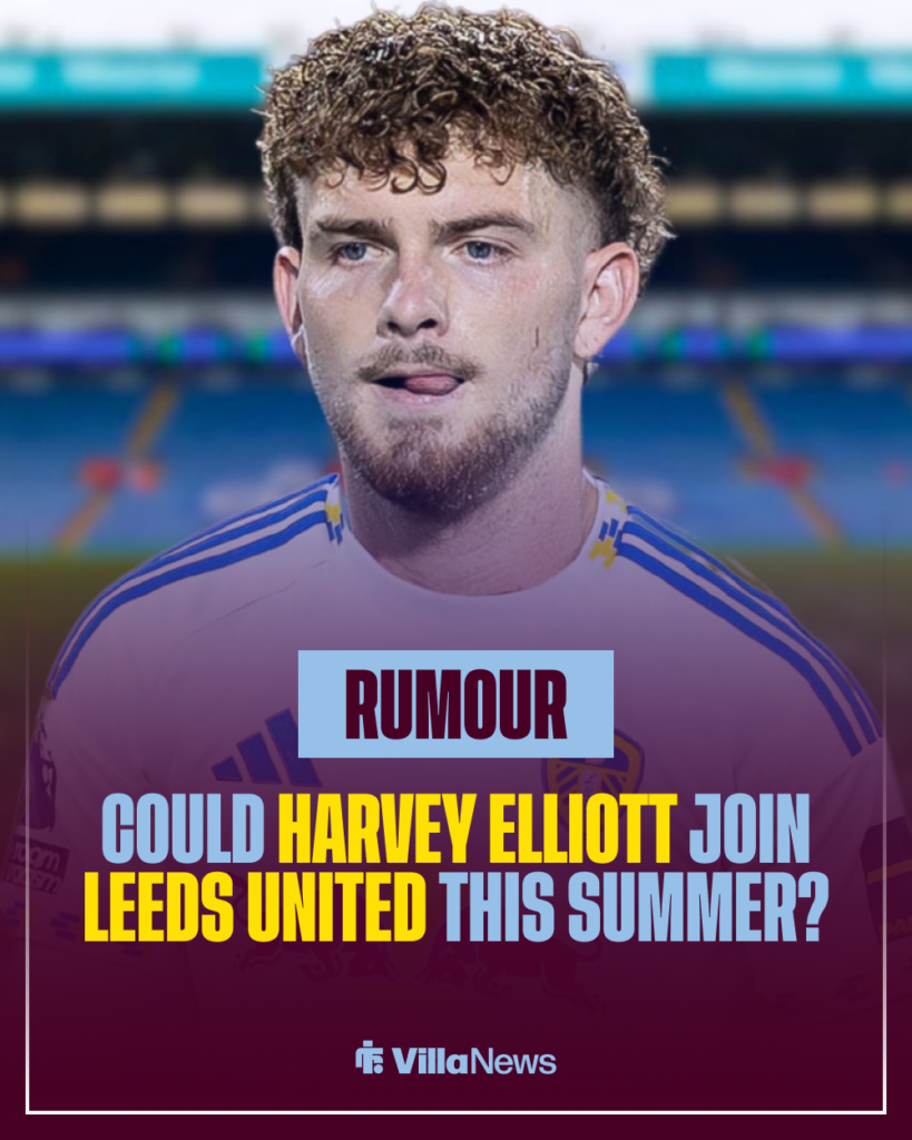Aston Villa Leeds United Harvey Elliott