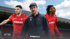 Vincenzo Grifo, Julian Schuster and Johan Manzambi at Europa-Park Stadion.