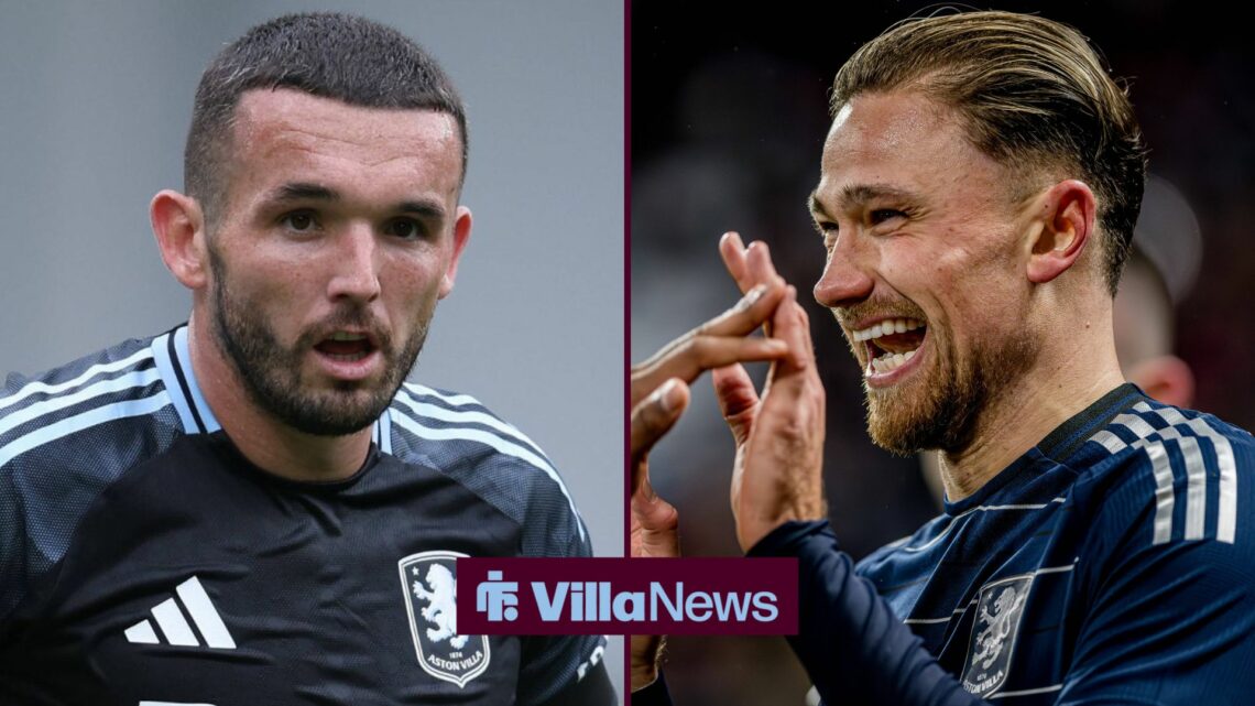 Aston Villa *** Villas Matty Cash Football UEFA Champions League, Preliminary Round 6 Matchday RB Leipzig Aston Villa 10 December 2024 Red Bull Are...